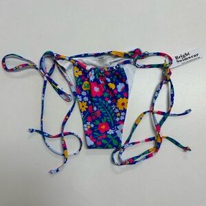 Bright Swimwear floral bikini bottoms.